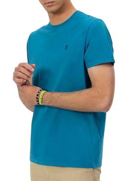 T-shirt Le Pupo Logo bleu pour hommes