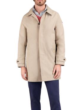 Manteau beige El Ganso pour homme