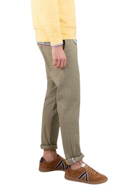 Pantalon El Ganso vert pour homme