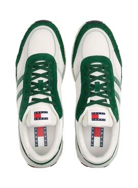 Chaussures Tommy Jeans Technical vertes pour homme