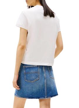 T-shirt Tommy Jeans Reg blanc pour femme