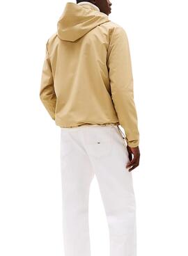 Coupe-vent Tommy Jeans Tech beige pour homme
