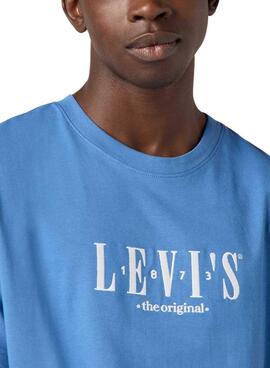 T-shirt Levi's Relaxed bleue pour homme