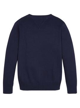 Pull Tommy Hilfiger TH Marin Pour Enfantes