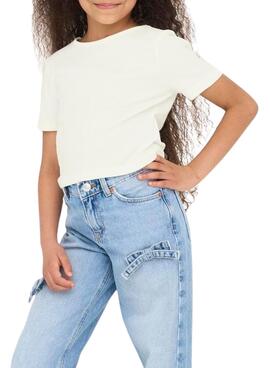 Top Only Enfants Grene blanc pour fille