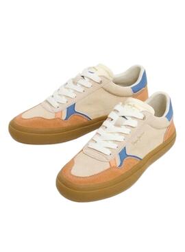 Chaussures Pepe Jeans Travis City beige pour femme