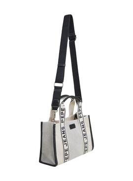 Sac Pepe Jeans Zadie Merit beige pour femme