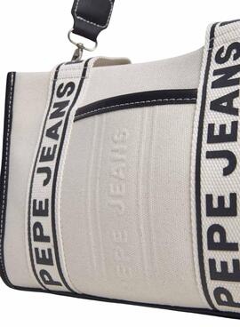 Sac Pepe Jeans Zadie Merit beige pour femme