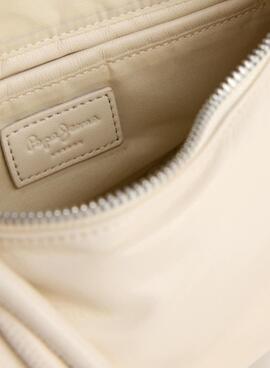 Sac Pepe Jeans Nadine Softy beige pour femme