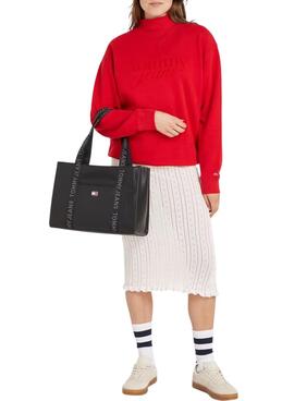 Sac à main Tommy Jeans Daily Elevated noir pour femme