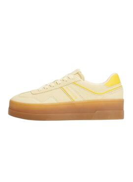 Sneakers Tommy Jeans The Greenwich Platform jaune pour femme