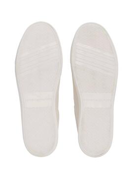 Chaussures Tommy Hilfiger Chic Court blanches pour femmes