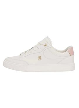 Chaussures Tommy Hilfiger Chic Court blanches pour femmes