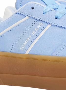 Baskets Tommy Jeans Greenwich Platform bleues pour femme