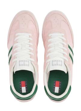 Chaussures de sport Tommy Jeans Retro Runner rose pour femme