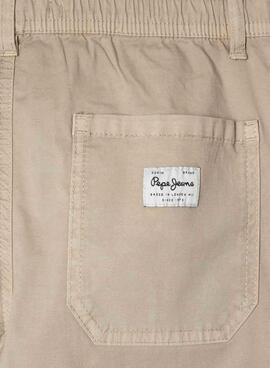 Pantalon Pepe Jeans Junior beige pour garçon