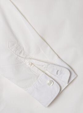 Chemise Pepe Jeans Camdem blanche pour enfant