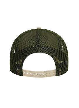 Casquette New Era Trucker Patch beige pour homme