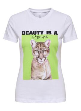 T-shirt Only Vibe imprimée pour femme
