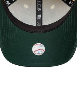 Casquette New Era Colour Block beige et vert pour homme