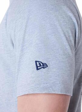T-shirt New Era Yankees gris pour homme.