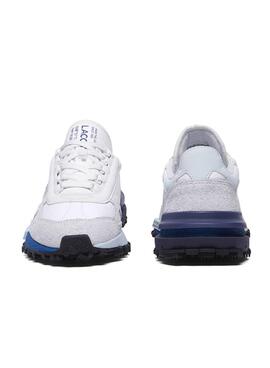 Chaussures Lacoste Elite Active blanches pour hommes