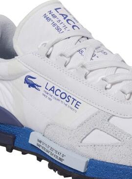 Chaussures Lacoste Elite Active blanches pour hommes