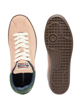 Baskets Lacoste Baseshot rose pour femmes