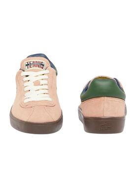 Baskets Lacoste Baseshot rose pour femmes