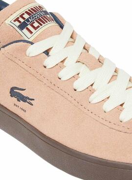Baskets Lacoste Baseshot rose pour femmes