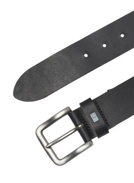 Ceinture Jack and Jones Flag noire pour homme