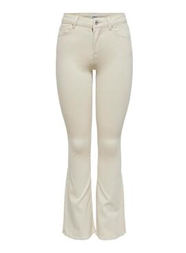 Pantalon en jean Only Blush beige pour femme