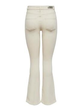 Pantalon en jean Only Blush beige pour femme