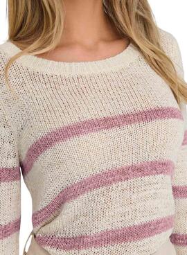 Maillot Geena beige pour femme.