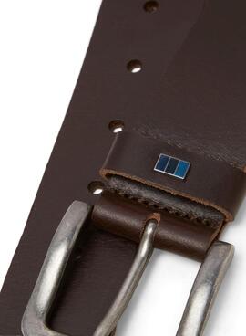 Ceinture Jack and Jones Flag marron pour homme