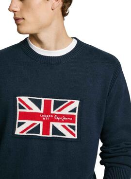 Maillot Pepe Jeans Union bleu marine pour homme