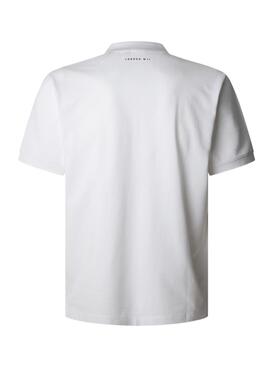 Polo Pepe Jeans Union Polo blanc pour homme