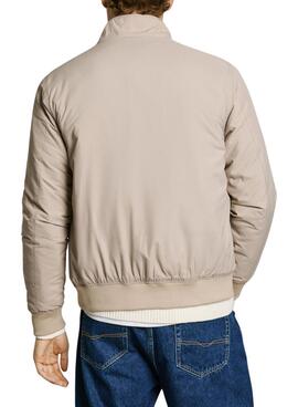 Veste de chasse Pepe Jeans Mustrel beige pour homme