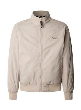 Veste de chasse Pepe Jeans Mustrel beige pour homme