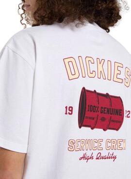 T-shirt Dickies Service Crew blanc pour homme