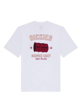 T-shirt Dickies Service Crew blanc pour homme