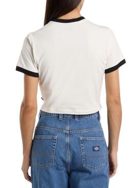 T-shirt Dickies Lewistown blanc pour femme