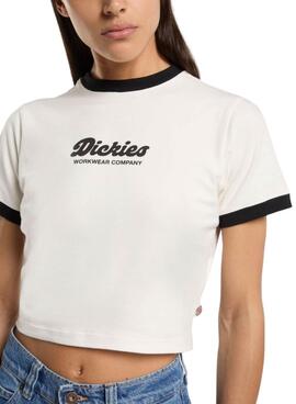 T-shirt Dickies Lewistown blanc pour femme