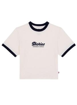 T-shirt Dickies Lewistown blanc pour femme