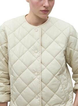 Veste Ecoalf Musa beige pour femme