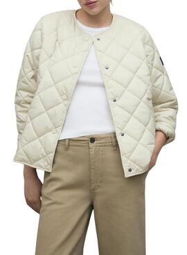 Veste Ecoalf Musa beige pour femme