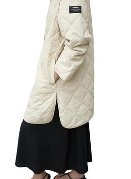 Veste Ecoalf Mayen beige pour femme