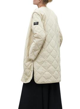 Veste Ecoalf Mayen beige pour femme