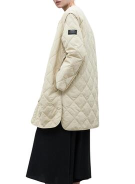 Veste Ecoalf Mayen beige pour femme