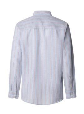 Chemise Pepe Jeans Alphonso bleue pour homme
